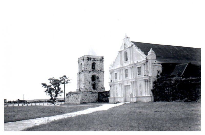 Old Churches in Samar Philippines 1945 RPPC Postcard  Repro