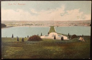 Vintage Postcard 1907-1915 Reservoir, York, Pennsylvania (PA)