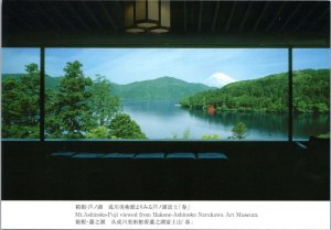 Postcard  Japan - Mt. Ashinoko-Fuji view from Narukawa Art Museum