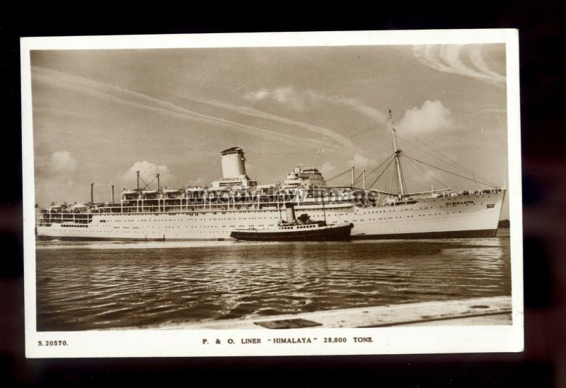 LS1610 - P&O Liner - Himalaya - postcard