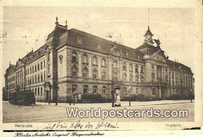 Hauptpost Karlsruhe Germany 1922 