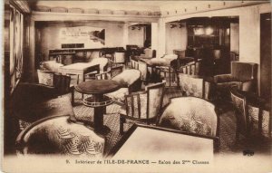 CPA ak interieur de l' Ile-de-France-salon des 2. class ships (1207049) 