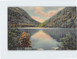 Postcard Profile Lake, Franconia Notch, New Hampshire