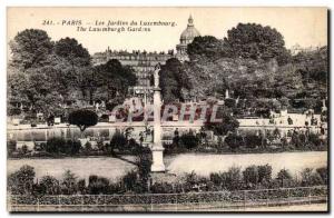 Paris - 6 - Garden of Luxembourg - - Old Postcard
