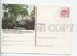 449880 GERMANY 1987 year Lippstadt cancellation POSTAL stationery postcard