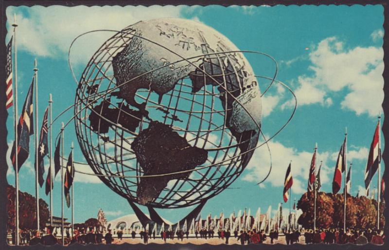 Unisphere,New York World's Fair Postcard