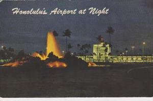 Hawaii Honolulu Honolulus New Airport At Night