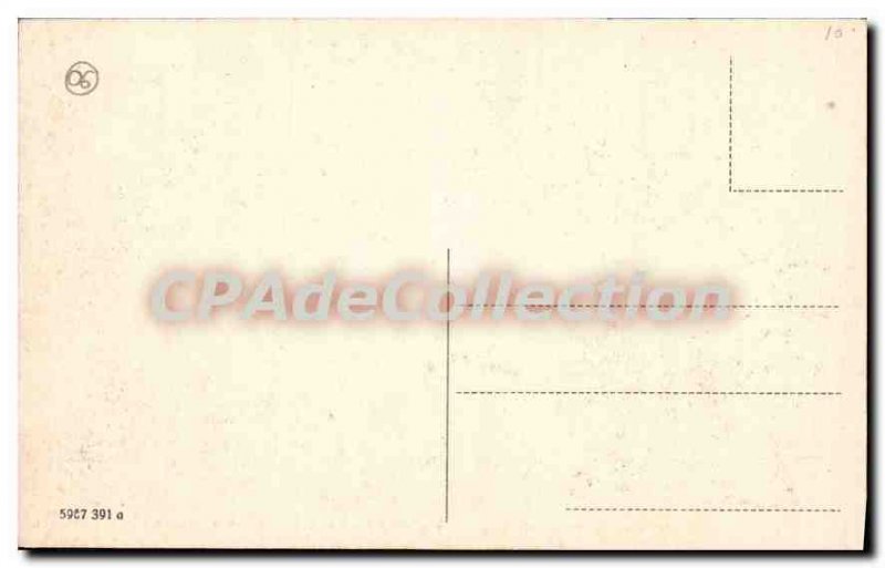 Postcard Old Saorge Alpes Maritimes Commemorative inscription of the inaugura...