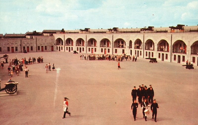 Ontario Canada CAN, The Parade Grounds, Fort Henry Kingston, Vintage Postcard