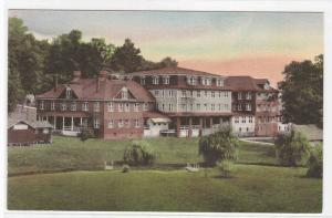 Massanetta Springs Hotel Harrisonburg Virginia handcolored postcard