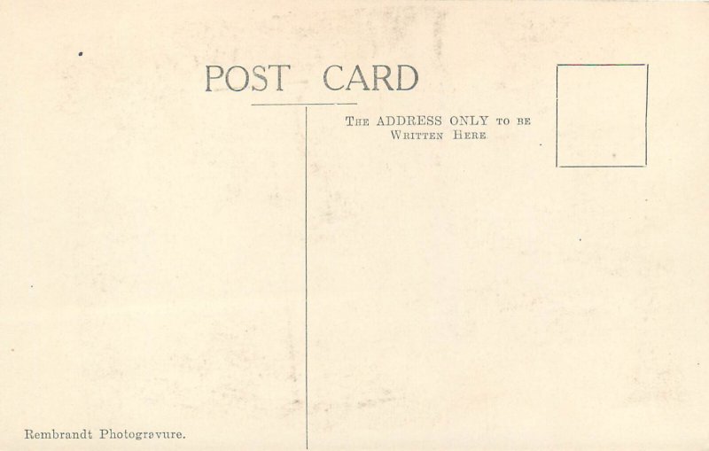 Fine art painting postcard Frith - Derby Day