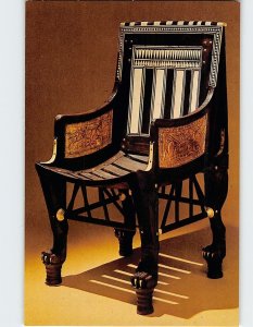 Postcard Child's Chair, Egyptian Museum, Cairo, Egypt