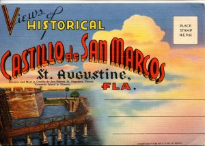 Folder - Florida. St. Augustine, Castillo de San Marcos  (15 Views + Panorami...