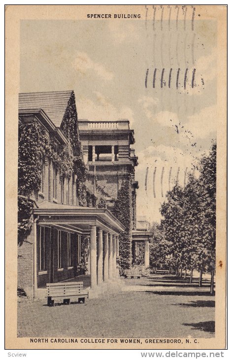 Spencer Building, North Carolina College for Women, Greensboro, North Carolin...