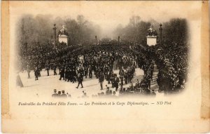 CPA AK PARIS Funerailles de Felix Faure (971919)