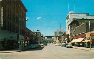 Autos Billings Montana Looking North Broadway Ellis #31474 Postcard 20-14146