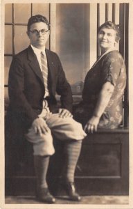 c1910 RPPC Real Photo Postcard Mother And Son Hattie Stine & Son Walter