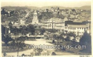 Real Photo Plaza Victoria Valparaiso Chile, Chilean, de Chile Unused 