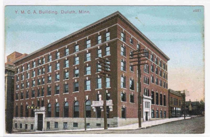 YMCA Duluth Minnesota 1910c postcard