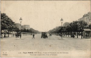CPA PARIS 12e - 1216. Cours de Vincennes pris des Colonnes (55915)
