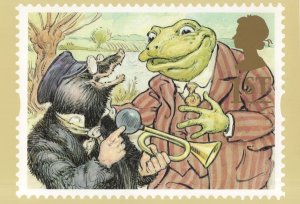 Mr Toad of Wind In The Willows Book RMPQ Rare Stamp Postcard