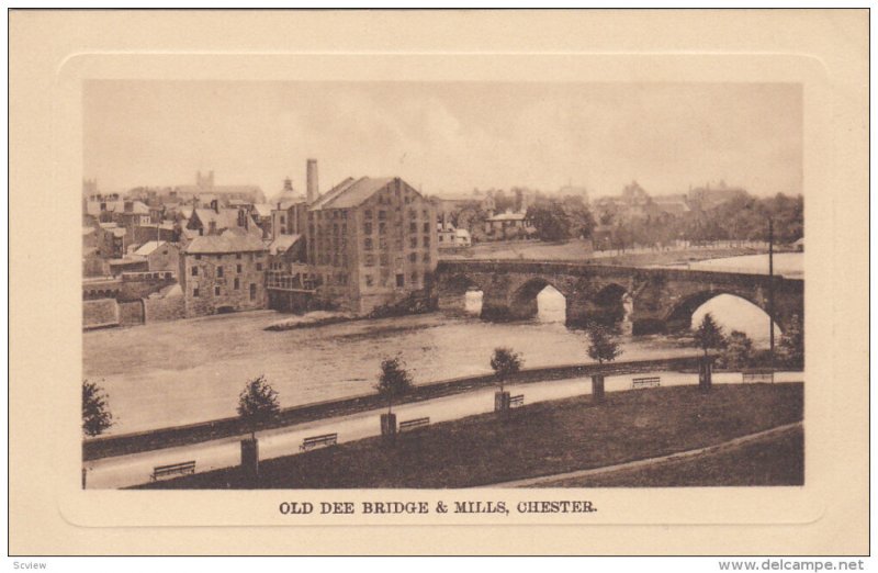 CHESTER, Cheshire, England, United Kingdom; Old Dee Bridge & Mills, 00-10s