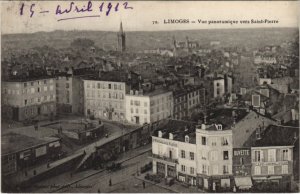 CPA LIMOGES - Vue panoramique vers St-PIERRE (122342)