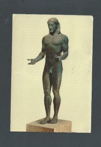 Post Card Real Photo Bronze Kouros From Piraeus About 532-520 BC  Athens Museum