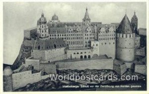 Zerstorung von Norden gesehen Heidelberger Scholb Germany Unused 