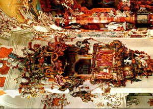 Germany Muenich Church Of Pilgrimage Die Wies The Pulpit