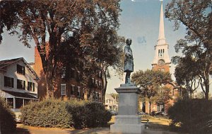 Brown Square Statue William Lloyd Garrison, Central Congregational Church - N...