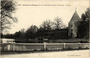 CPA CHAUDRON-en-MAUGES Chateau du PLESSIS-VILLOUTREYS - L'Etang (253879)
