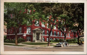 Aurora Hospital Aurora IL Postcard PC252