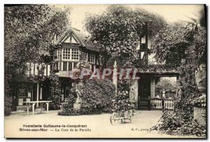 Old Postcard Hostellerie William the Conqueror Dives sur Mer Backyard of the ...