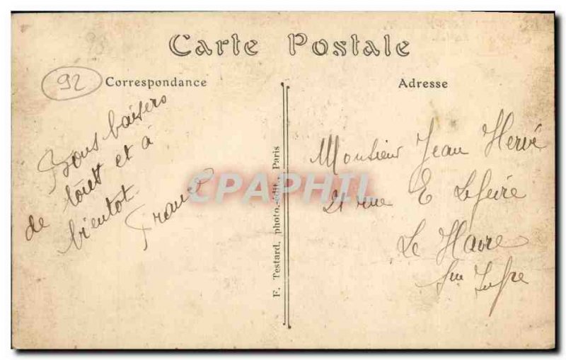 Old Postcard Levallois Perret The Hotel des Postes