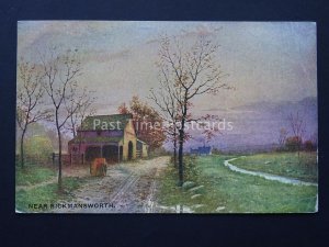 Hertfordshire Rural Scene NEAR RICKMANSWORTH c1905 Postcard by Hildesheimer & Co