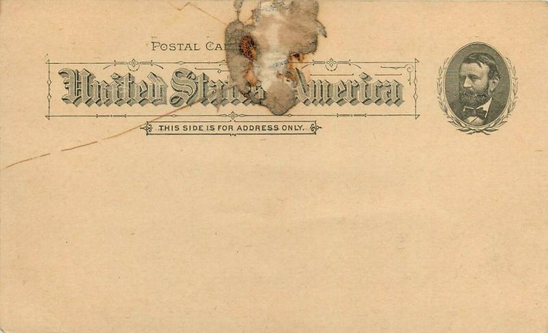 VIEW ADMINISTRATION BUILDING POSTAL CARD 1893 WORLDS COLUMBIAN EXPOSITION FAIR