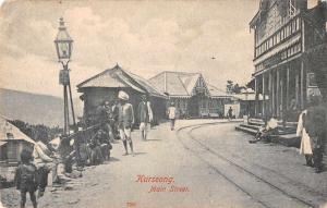 Kurseong India Main Street Darjeeling Antique Postcard J58949