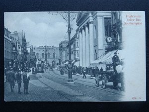 Hampshire SOUTHAMPTON High Street below Bar c1905 Postcard by Hartmann