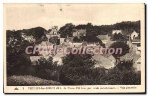 Old Postcard Veules Les Roses Vue Generale