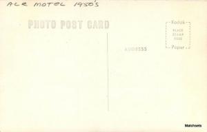 1950s Ace Motel CENTRAL CITY NEBRASKA East Highway 30 RPPC postcard 11445