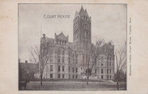 Postcard Shawnee County Court House Topeka Kansas KS