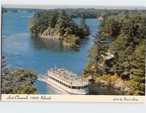 Postcard Lost Channel, 1000 Islands, New York