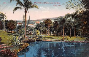 Les Jardins Monte Carlo Writing on back 