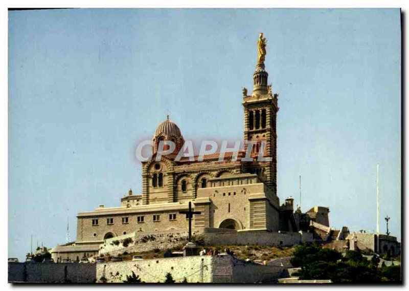 Modern Postcard Marseille Basilique Notre Dame de la Garde