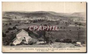 Old Postcard Vezelay The Cordelle location or St. Bernard's Precha