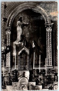 M-56644 Paray-le-Monial Monastery of the Visitation Painting High Altar of th...