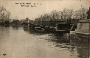 CPA Crue de la Seine PUTEAUX Le Pont (413108)