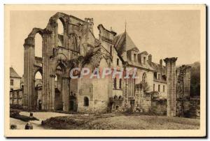 Postcard Abbey Of Saint Wandrille From I & # 39Eglise Abbey Ruins