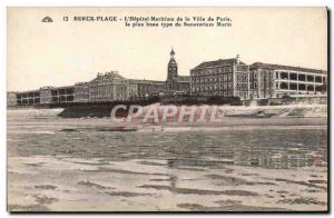 Old Postcard Berck Plage L & # 39Hopital Maritime Villa de Paris